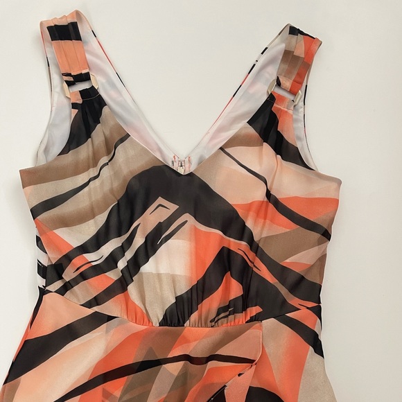 Le Chateau Chiffon Sleeveless Wrap Dress Medium - Picture 4 of 15